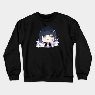 Chibi Yelan Genshin Impact middle finger Crewneck Sweatshirt